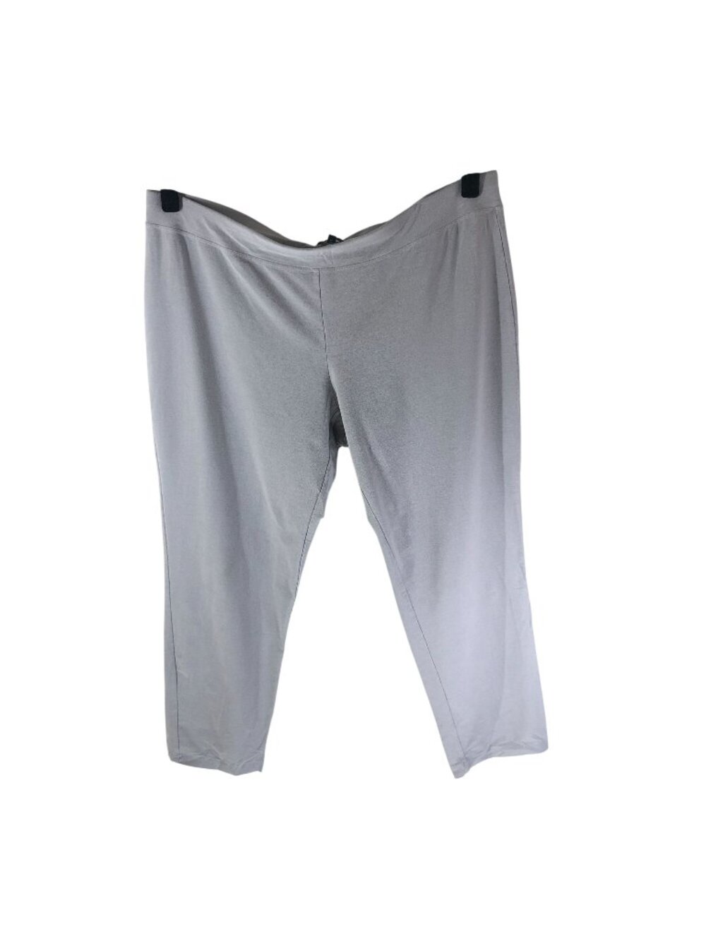 Eileen Fisher Pants Gray XL Viscose Blend Pull On Tapered Elastic Waist